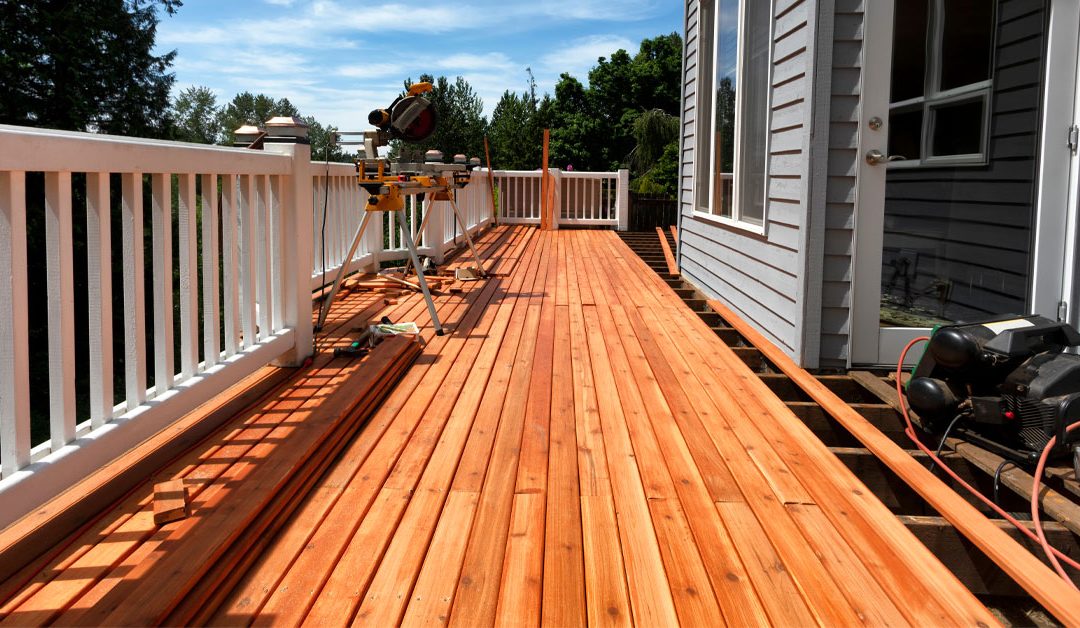 deck and fence staining